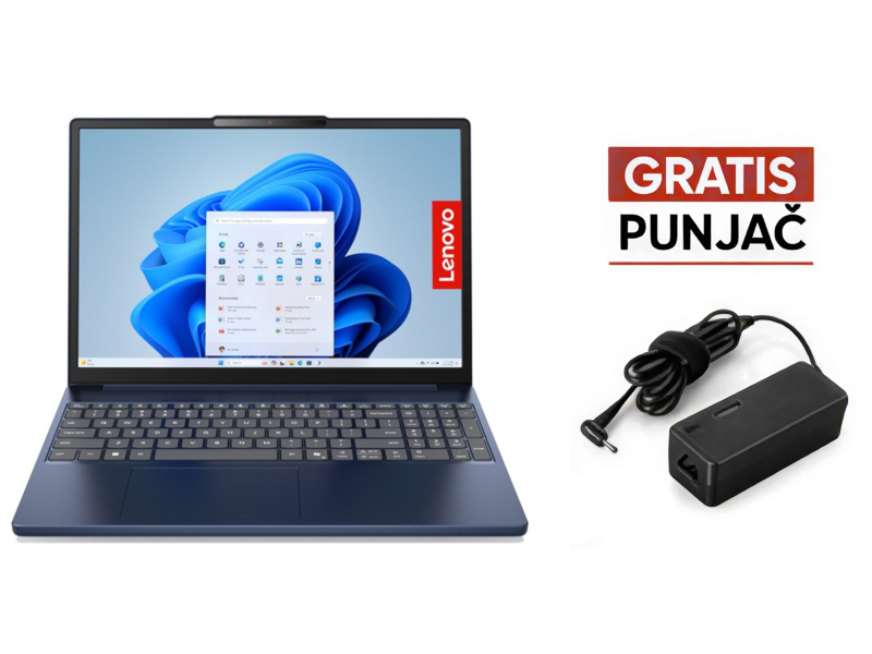 Lenovo 83K10137YA+PWR-R IdeaPad Slim 3 (Cosmic Blue, Alum Top) 15.3." i5 16GB 512GB