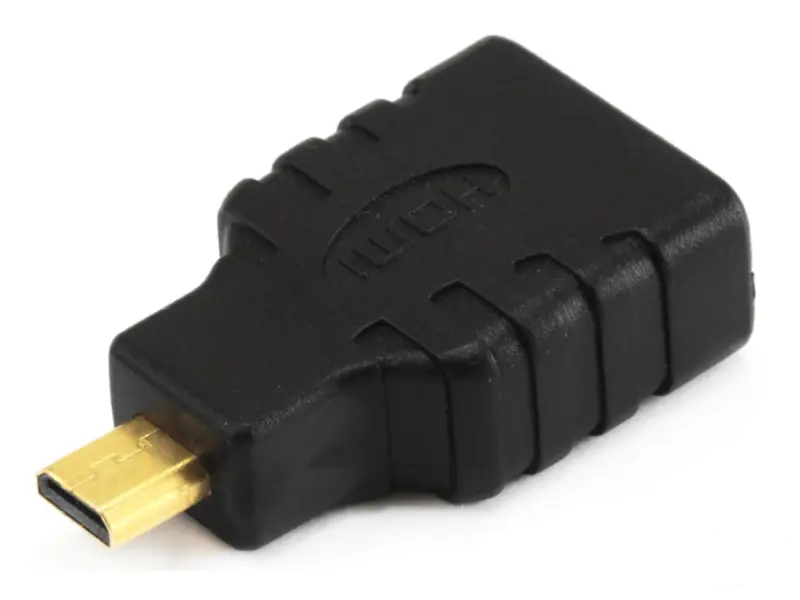 E-GREEN Adapter Micro HDMI (M) - HDMI (F) crni 
