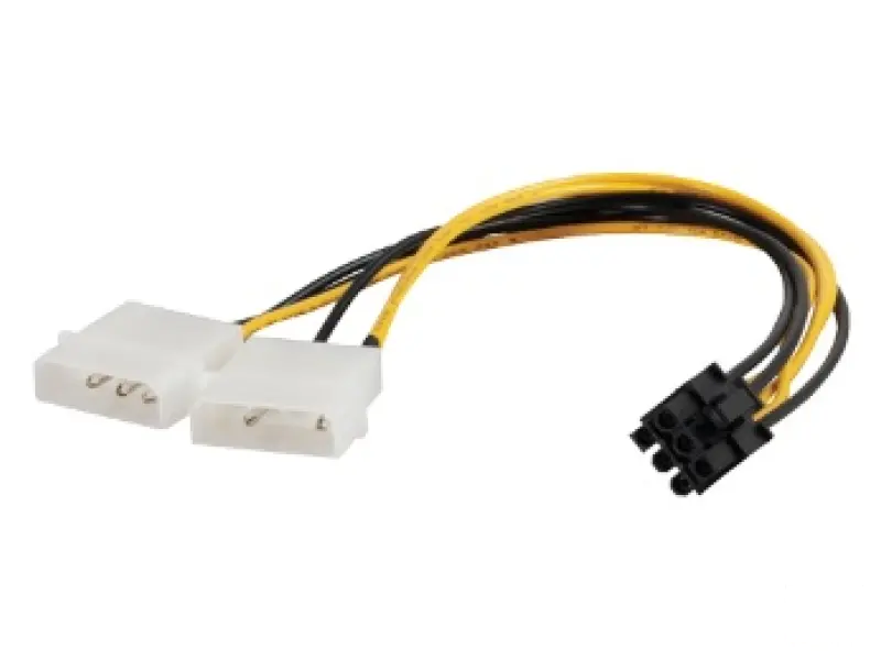 E-GREEN Naponski adapter za PCI-E VGA (6-pin) -2x Molex 