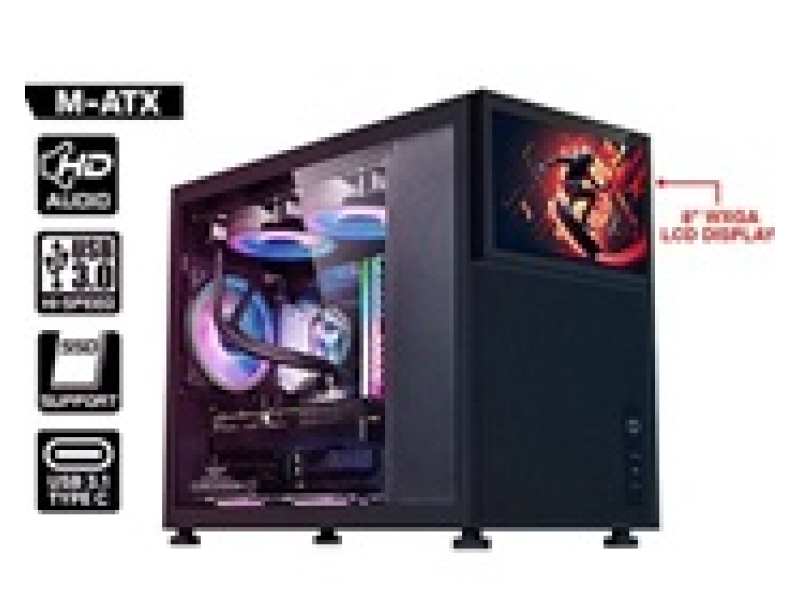 Armaggeddon TESSARAXX COREVISION Black TESSARAXX COREVISION Black, Gejmersko kuciste