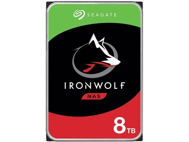 Seagate ST8000VN004 3.5" 8TB  Seagate IronWolf NAS 7200
