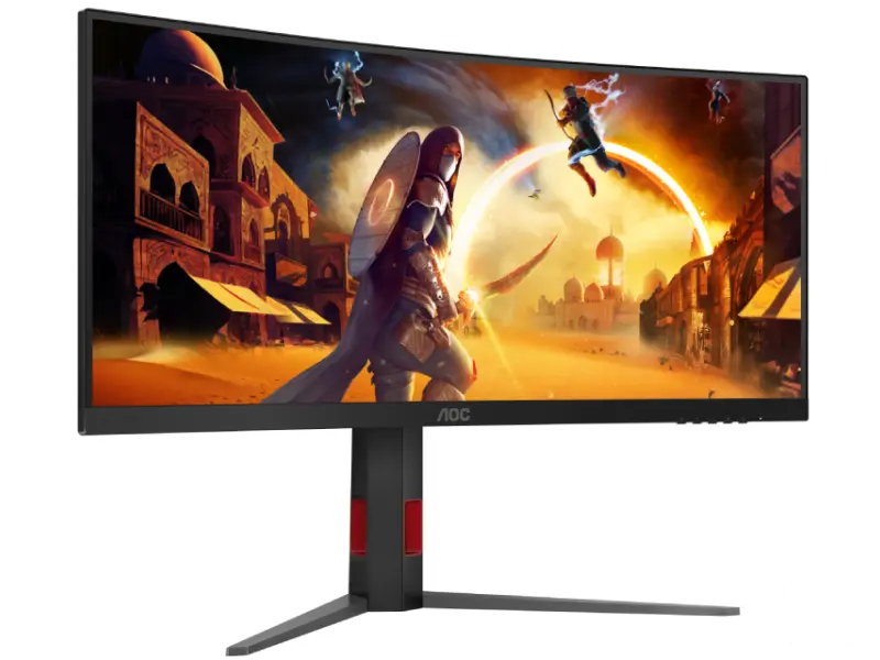 AOC 34 inča CU34G4Z WQHD 3440x1440 Fast VA 240 Hz zakrivljeni gaming monitor 