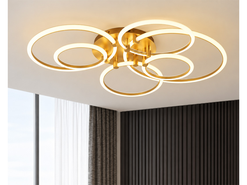 MARLUX BH2030 LED plafonski luster zlatni
