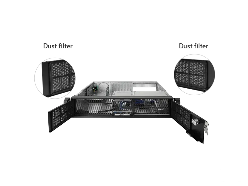 Chieftec CASE UNC-209S-B-OP 19" Rack 2U