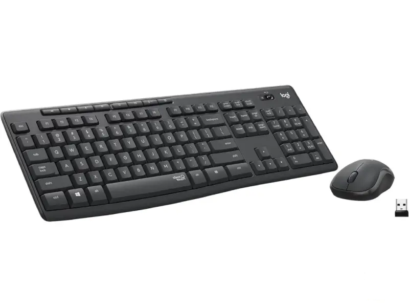 LOGITECH MK295 Silent Wireless Desktop Tastatura + Miš, USB, US layout
