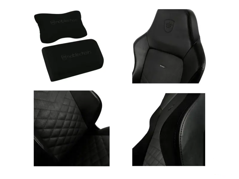 NOBLECHAIRS HERO Gaming stolica crna 