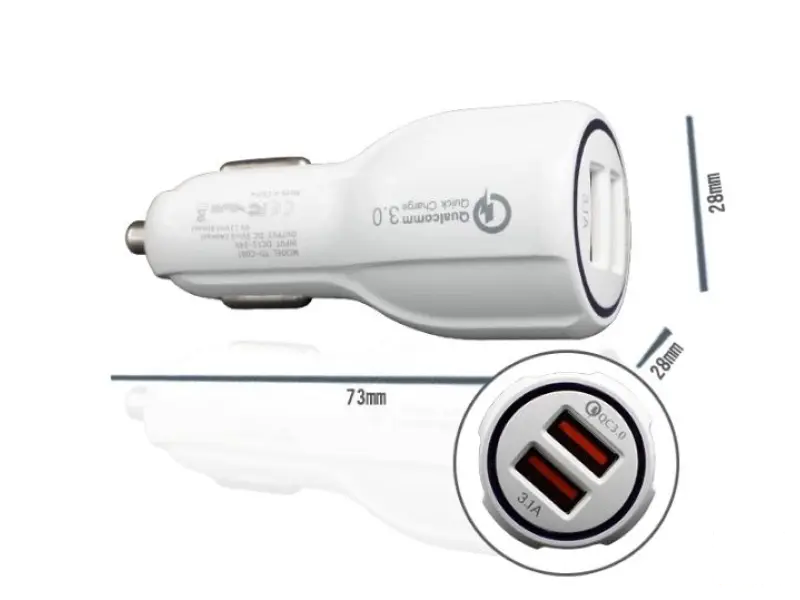 TD LTE Auto punjac TD-C0011 2.4A 