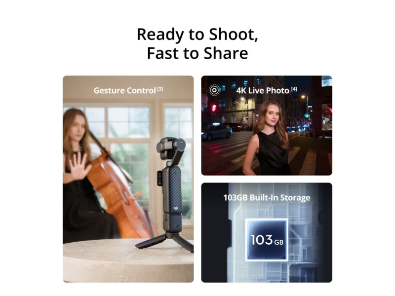 DJI Osmo Pocket 4P Standard Combo