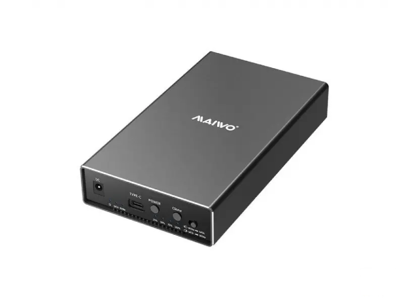 MAIWO Klon Kućište USB 3.2 Gen2 10Gbps HDD/SSD za 3,5"/2,5" HDD i NVMe SSD, K3527N