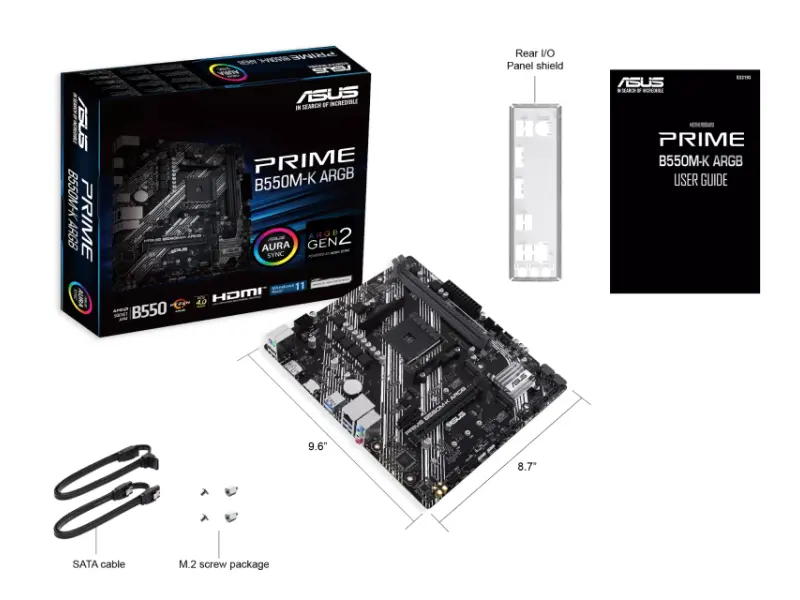 ASUS PRIME B550M-K ARGB 