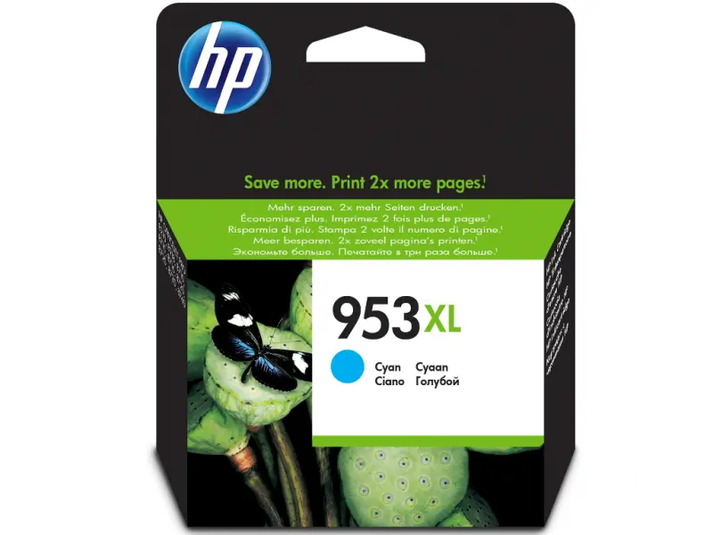 HP 953XL High Yield Cyan Original Ink Cartridge