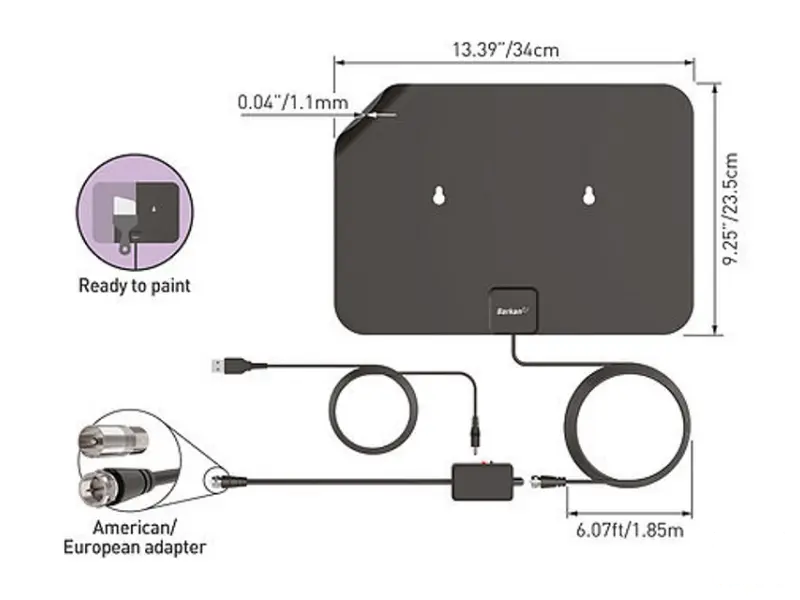 BARKAN AU60A.B Pojačalo za HDTV Antena 96k 