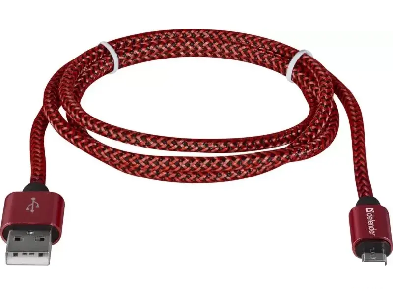 Defender Technology Kabal USB08-03T PRO USB USB 2.0 (AM) - microUSB 2.0 (BM) 1 m Red