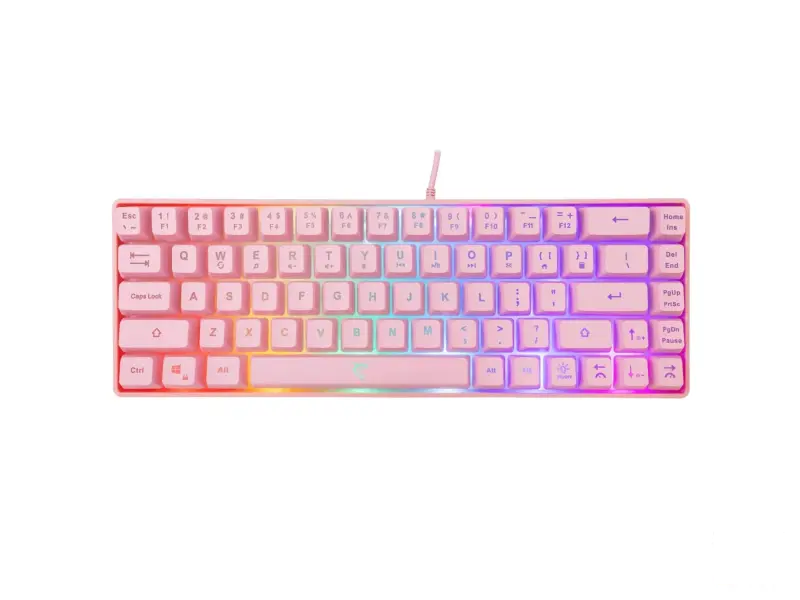 White Shark Tastatura GK-2201 RONIN Roza / US