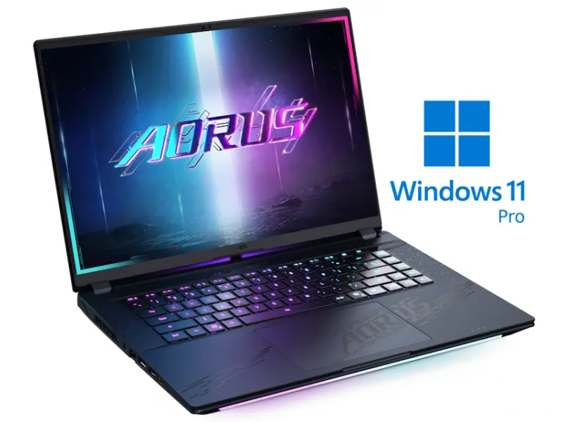 GIGABYTE AORUS MASTER 16 BZH 16 inch QHD+ OLED 240Hz 500nits Core Ultra 9 275HX 64GB 2TB SSD GeForce RTX 5090 24GB RGB Backlit Win11Pro gaming laptop 