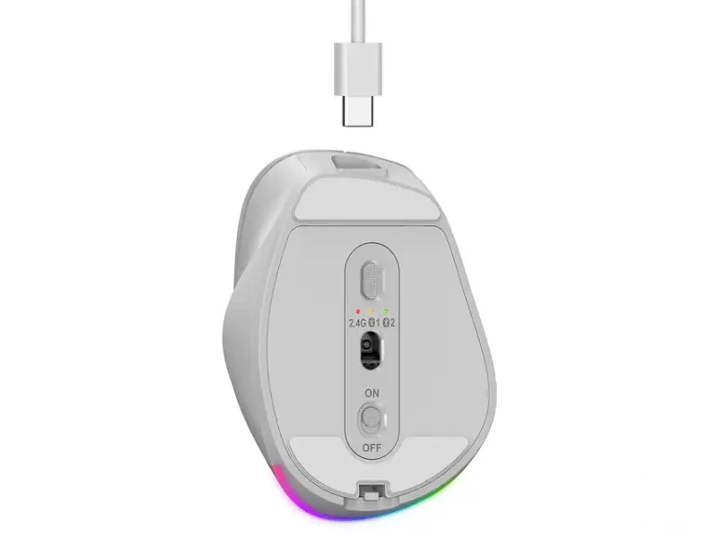GENIUS Ergo 9000S Pro Light Blue USB Bežični plavi miš 