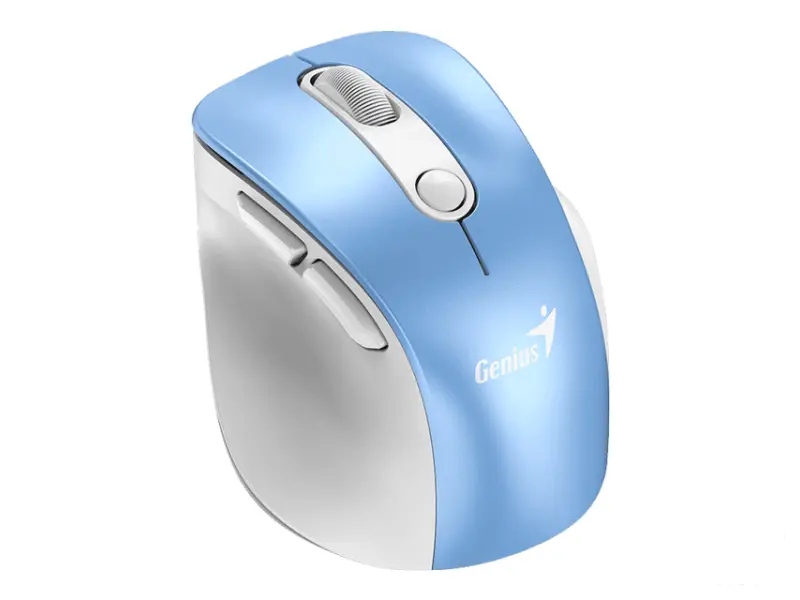 GENIUS Ergo 9000S Pro Light Blue USB Bežični plavi miš 
