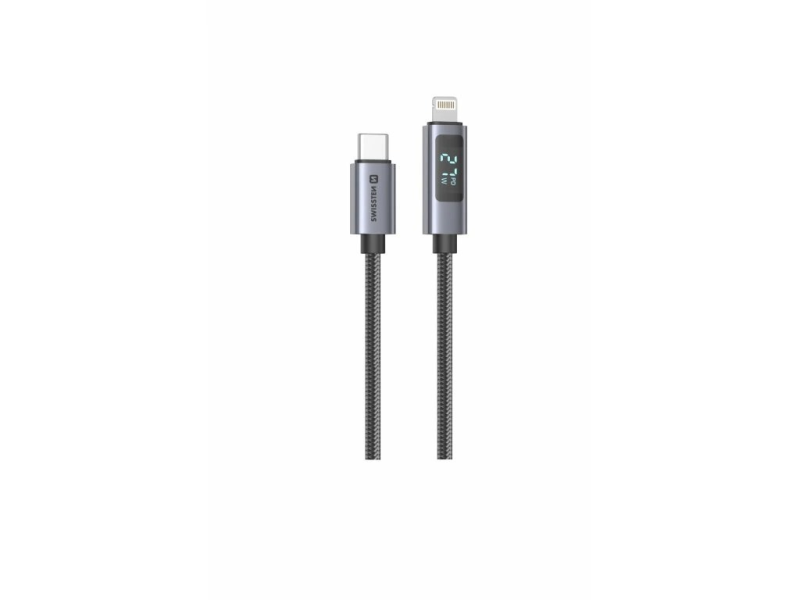 Swissten LCD CABLE USB-C / LIGHTNING 1 M