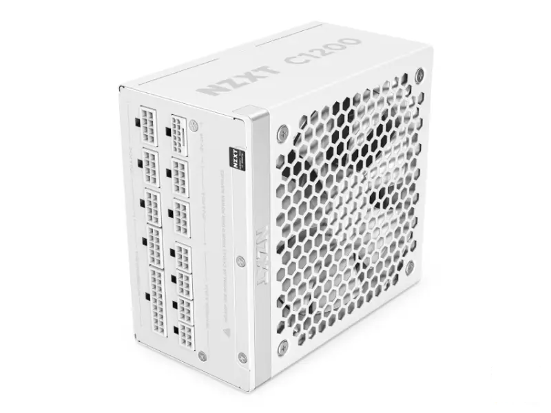 NZXT C1200 Gold ATX 3.X 1200W (PA-2G2BW-EU) modularno napajanje belo 