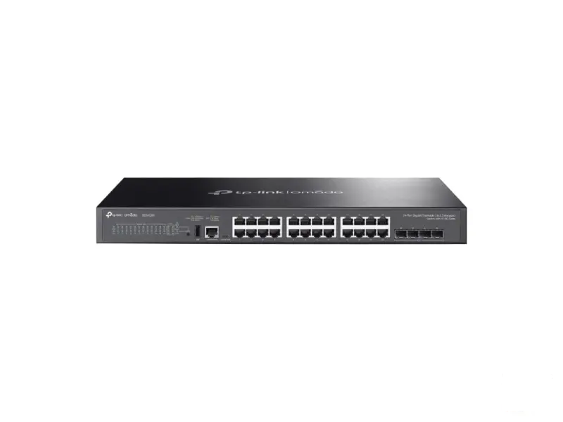 TP-LINK SG5428X Omada 24-Port Gigabit Stackable Lite L3 Managed Switch with 4 10G Slots