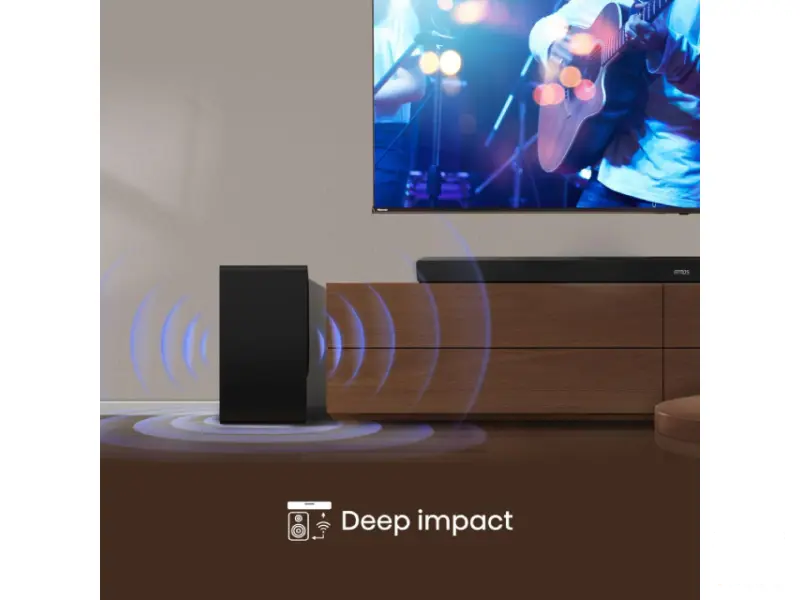 HISENSE AX5100Q Dolby Atmos soundbar sa bežičnim subwooferom crni 