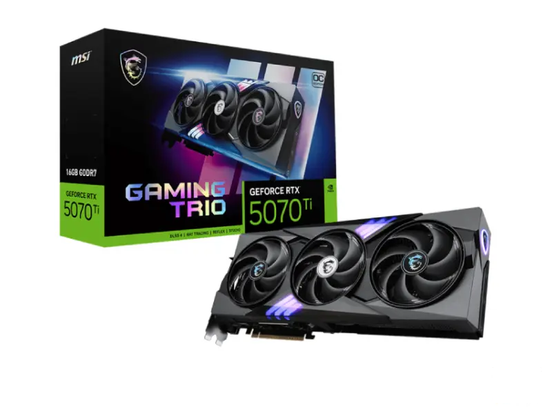 MSI GeForce RTX 5070 Ti 16G GAMING TRIO OC 