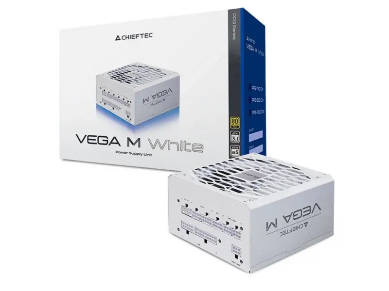 Chieftec Napajanje PPG-1000-CW VEGA M White 1000W Full Modular 80+ Gold GEN5