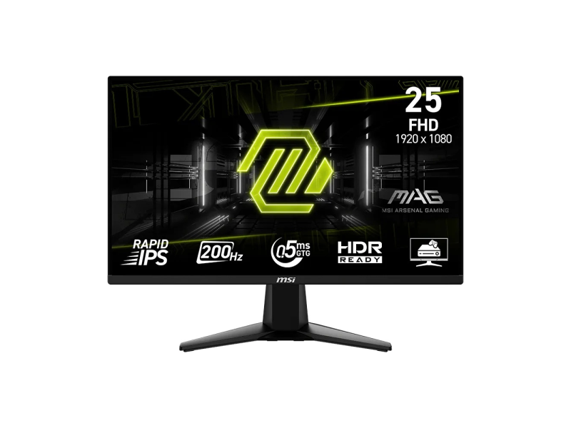 Monitor 25 MSI MAG 255F E20 IPS FHD 0,5m 200Hz 2xHDMI, DP