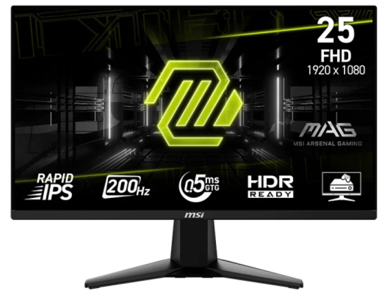 Monitor 25 MSI MAG 255F E20 IPS FHD 0,5m 200Hz 2xHDMI, DP