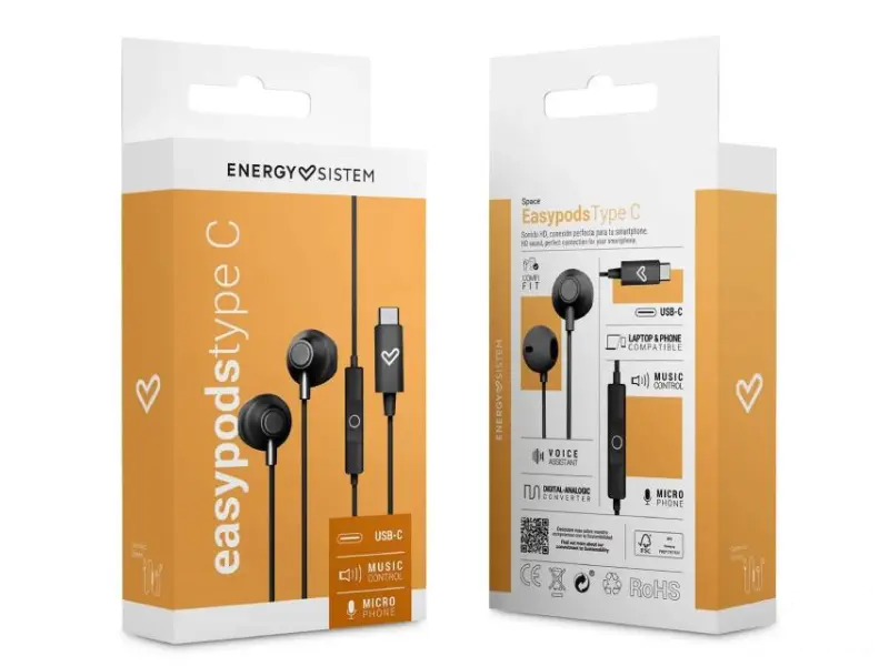 ENERGY SISTEM EasyPods Space type C slušalice (M45951) 