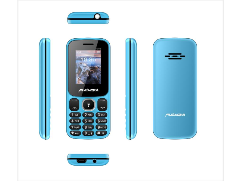 Fulmova M52 dual sim mobilni telefon, plavi