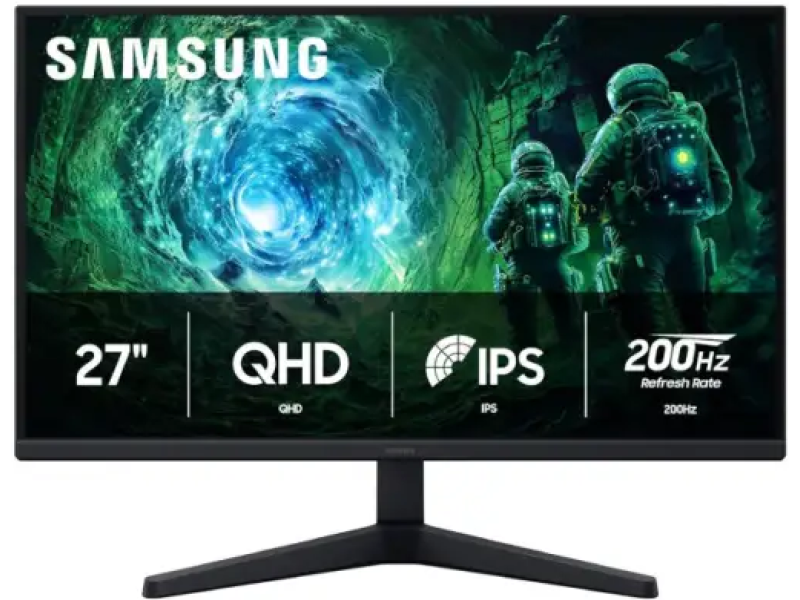 SAMSUNG Odyssey G5 G53F Gaming IPS Monitor, 27" QHD 2560x1440 , 200Hz, 1 ms, DP/HDMI*2, USB, HDR10