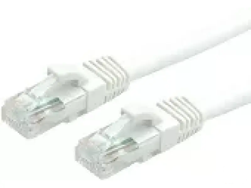 Rotronic Value patch cable, Cat. 6, U/UTP, white, LS0H