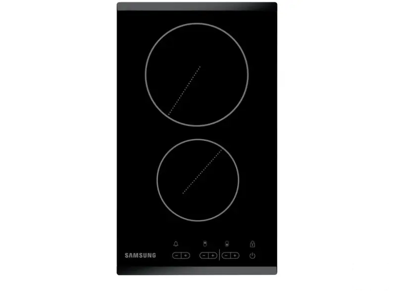 Samsung C21RJAN/BOL ugradna keramička ploča, 2 kola (1 x brzo kolo), brušeni rubovi, touch control