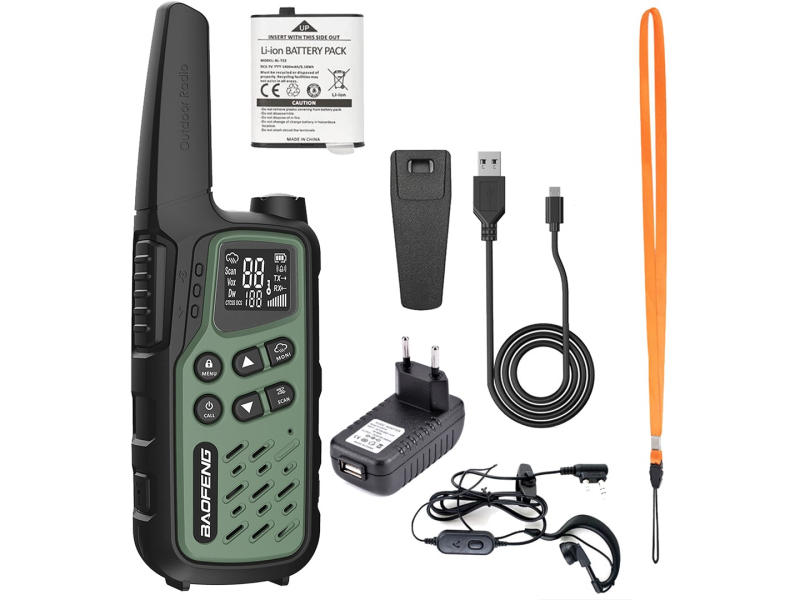 Baofeng BF-T25E zelena Radio s