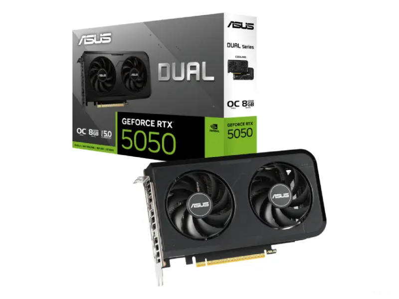 ASUS nVidia GeForce RTX 5050 8GB 128bit DUAL-RTX5050-O8G 