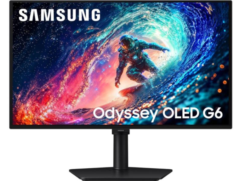 SAMSUNG 27" Odyssey QD-OLED G6 G61SH, QHD 2560 x 1440, 0.03ms, 240Hz, DP, HDMI, USB Hub, HAS/PIVOT