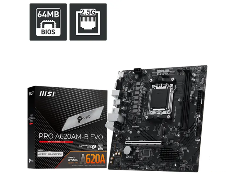 MSI PRO A620AM-B EVO 
