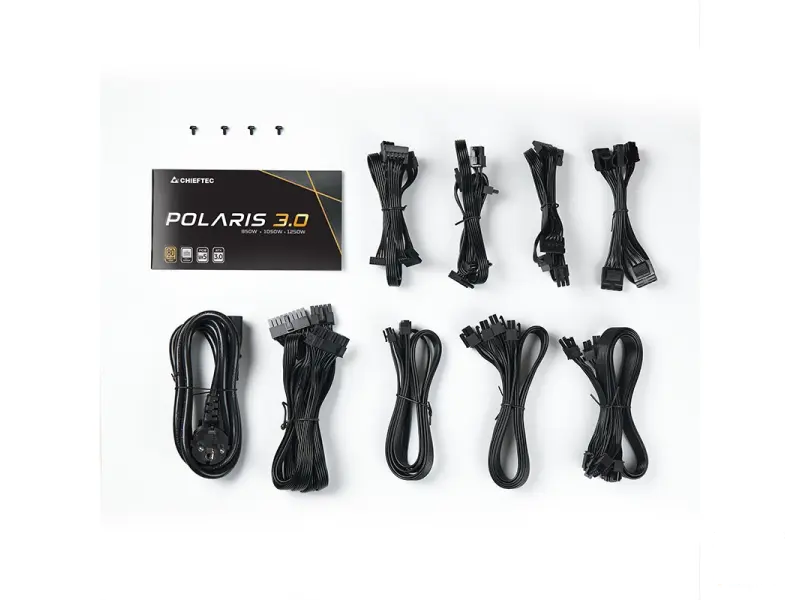 Chieftec Napajanje PPS-1250FC-A3 POLARIS 3.0 SERIES 1250W Full Modular 80+ Gold GEN5