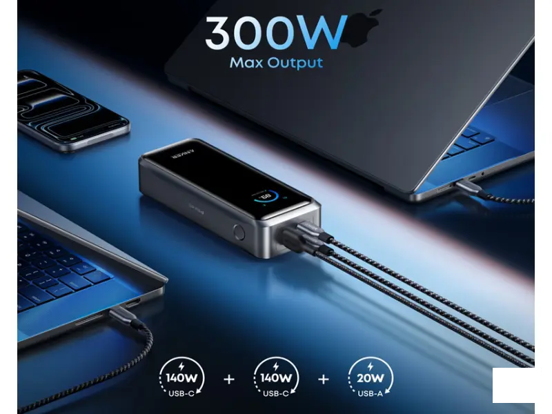 ANKER Prime 26250mAh, 300W, Power Bank crni 
