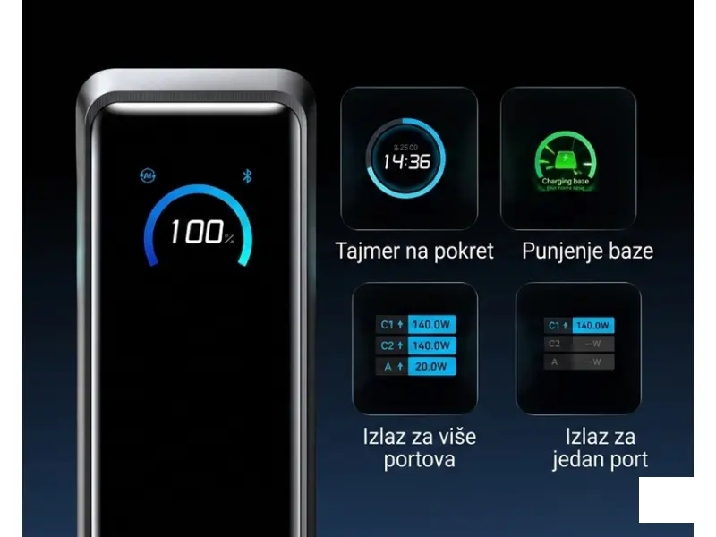 ANKER Prime 26250mAh, 300W, Power Bank crni 