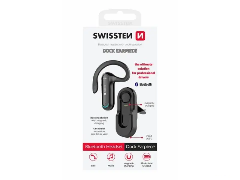 Swissten Slušalice Bluetooth dock earpiece