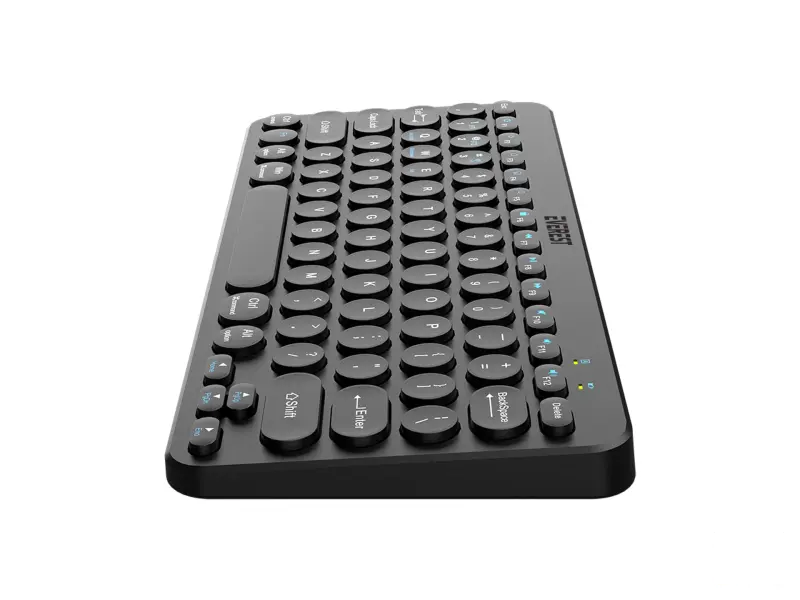 Everest Tastatura KB-BT16 Black 2.4G+BT1+BT2 US Layout