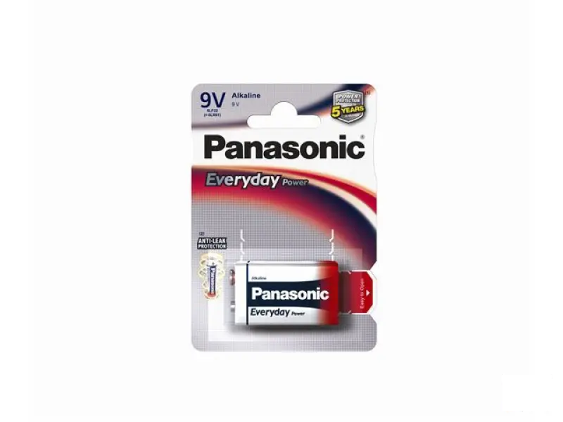 PANASONIC baterije 6LR61EPS/1BP Alkalne Everyday