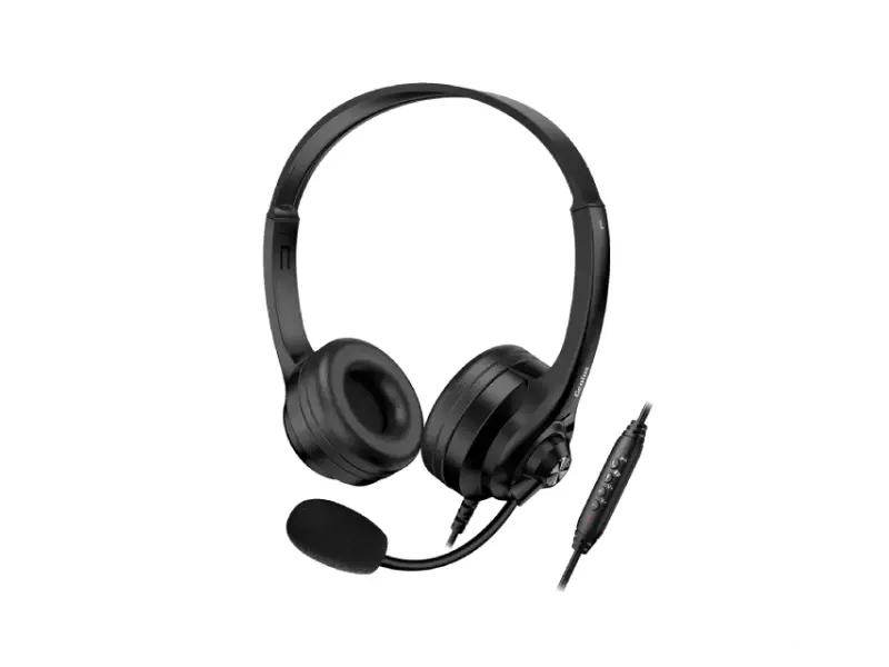 GENIUS HS-235U AI USB slušalice sa mikrofonom crne 