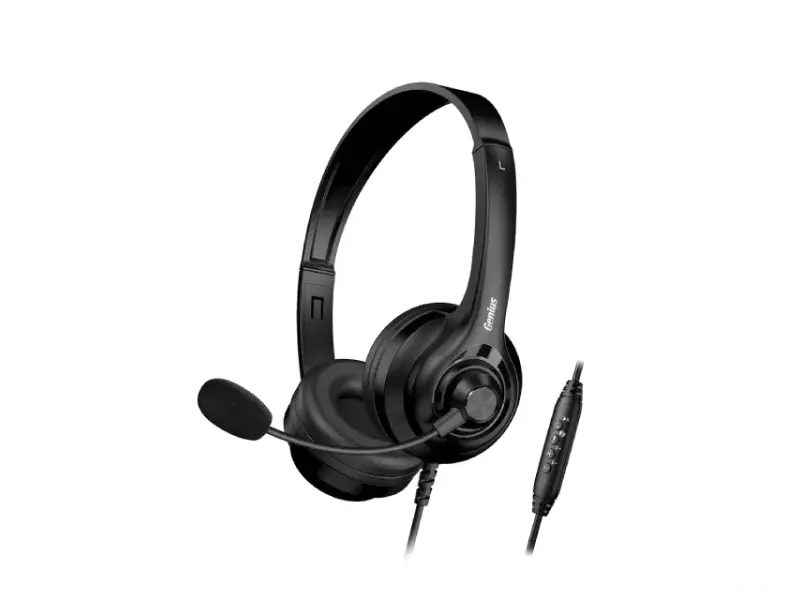 GENIUS HS-235U AI USB slušalice sa mikrofonom crne 