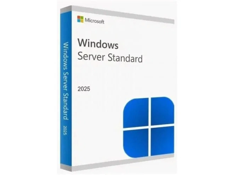 Microsoft Windows Server Standard 2025 64Bit English 1pk DSP OEI DVD 16 Core IS
