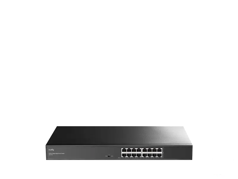 CUDY Switch GS1016L 16-Port Gigabit Metal Rackmount 19"