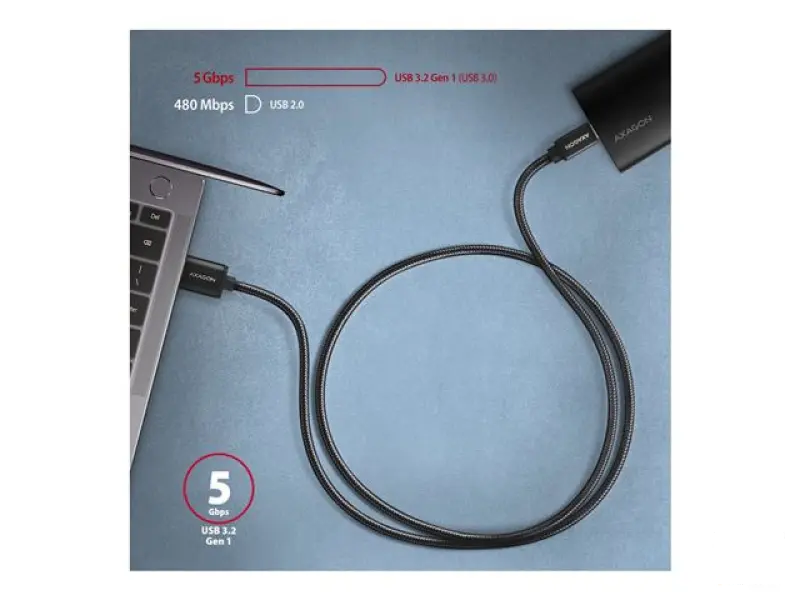 CC USB CM 3.1Gen1 <> USB AM, 2m, Crna, BUCM3-AM20AB, AXA