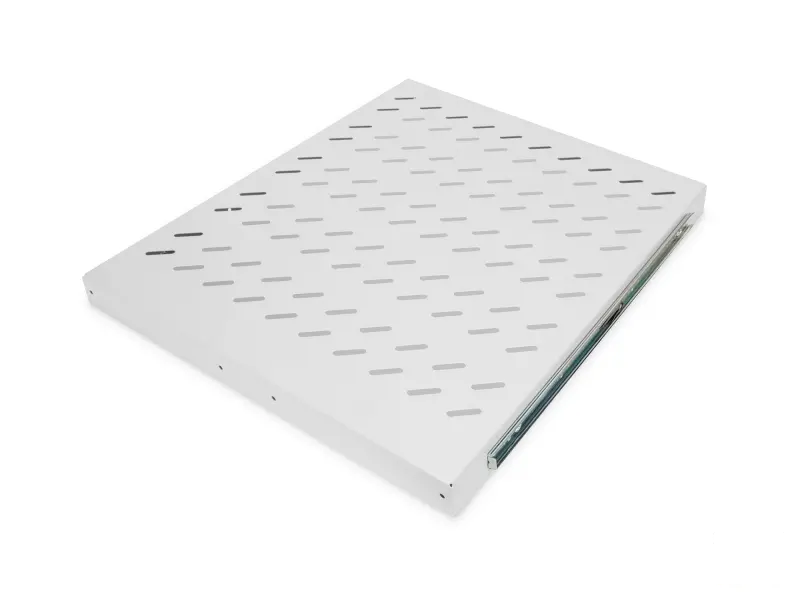 Digitus Polica na izvlacenje 483 mm (19"), nosivost do 25 kg, 40x484x568 mm, siva